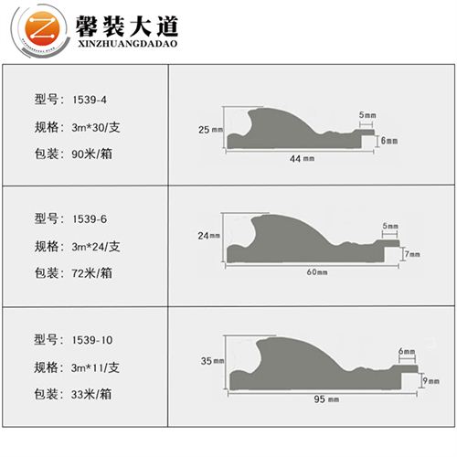 PS發泡材質畫框線條-1539款