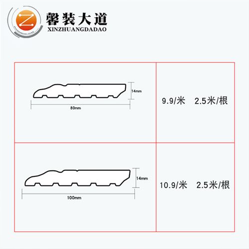 實木踢腳線-白色款